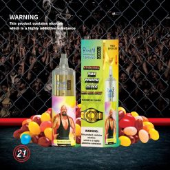 4LP42P116 RandM Tornado 10000 エアフローコントロールベープデバイス 1pc レインボーキャンディ - RandM Vape Price