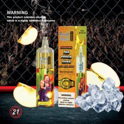 4LP42P121 RandM Tornado 10000 エアフローコントロールベープデバイス 1pc 赤いリンゴの氷 - RandM Vape 日本