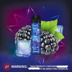 4LP42P237 RandM Tornado 8000 エアフローコントロールベープデバイス 1pc ブルーラズアイス - RandM Tornado Store