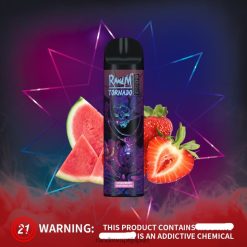 4LP42P238 RandM Tornado 8000 エアフローコントロールベープデバイス 1pc イチゴスイカ - RandM Vape Sale