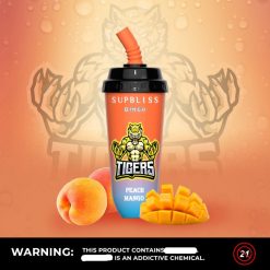 4LP42P263 RandM Supbliss Bingo 8000 VAPE ポッドデバイス 1 個 ピーチマンゴー - RandM Vape Japan