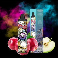 4LP42P298 RandM Tornado 6000 エアフローコントロールベイプポッドデバイス 1pc ダブルアップル - RandM Vape Sale