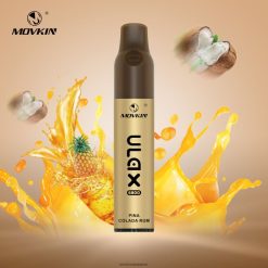 4LP42P63 RandM Movkin Ulax 6800 (セラミックコイル) 充電式使い捨てベイプポッドデバイス ピニャコラーダ ラム酒 - RandM Vape Japan
