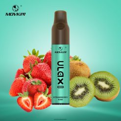 4LP42P66 RandM Movkin Ulax 6800 (セラミックコイル) 充電式使い捨てベイプポッドデバイス イチゴキウイ - RandM Vape Price