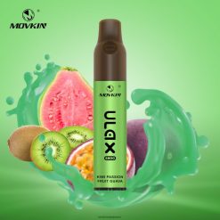 4LP42P71 RandM Movkin Ulax 6800 (セラミックコイル) 充電式使い捨てベイプポッドデバイス キウイ パッションフルーツ グアバ - RandM Vape 日本
