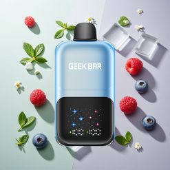 GEEK BAR 2GO 50000 ブルーベリーレッドラズベリーアイス インタラクティブラージスクリーン