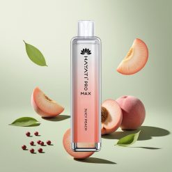 Hayati Pro Max 4000パフ ジューシーピーチ リチャージャブル