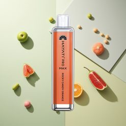 Hayati Pro Max 4000パフ ロッキーキャンディーオレンジ 1400mAh