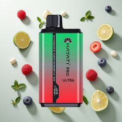 Hayati Pro Ultra 15000パフ ブルーベリー ラズベリー チェリー レモン & ブルーベリー