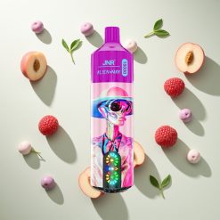 JNR Alien Max 18000 プーフ ホワイトピーチラズ デュアルメッシュコイル