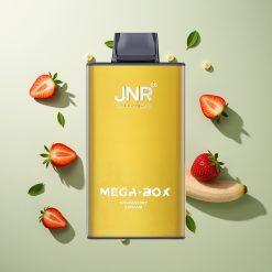 JNR Mega Box 25000パフ ストロベリーバナナ デュアルメッシュコイル