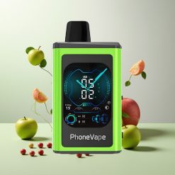 JNR PhoneVape 30000パフ サワーアップルアイス フルディスプレイスクリーン