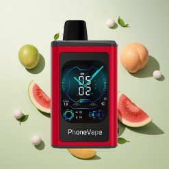 JNR PhoneVape 30000パフ ピーチマンゴーウォーターメロン フルディスプレイスクリーン