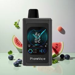 JNR PhoneVape 30000パフ ブルーベリーウォーターメロン フルディスプレイスクリーン