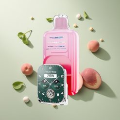 JNR VapeWatch 30000パフ ジョージアピーチ デュアルメッシュコイル