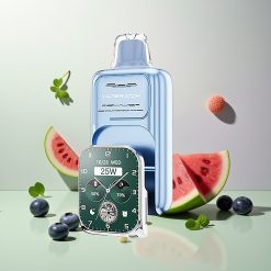 JNR VapeWatch 30000パフ ブルーベリーウォーターメロン デュアルメッシュコイル