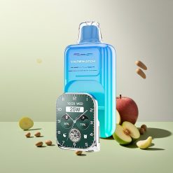 JNR VapeWatch 30000プッフス サワーアップルアイス デュアルメッシュコイル