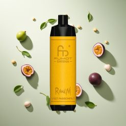 RandM Fumot Shisha 10000パフ スイートパッションフルーツ 0.6オームメッシュコイル
