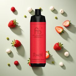 RandM Fumot Shisha 10000パフ ストロベリーパンチ 0.6ohmメッシュコイル