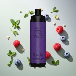 RandM Fumot Shisha 10000パフ ブルーベリーサワーラズベリー 0.6オームメッシュコイル