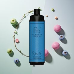 RandM Fumot Shisha 10000パフ ブルーベリーバブルガム Type-Cポート