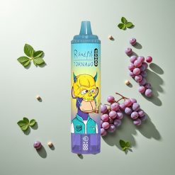 RandM Fumot Tornado 15000 プッフ グレープアイス LCD