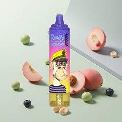 RandM Fumot Tornado 15000プッフ ピーチブルーベリーキャンディ USB Type-C