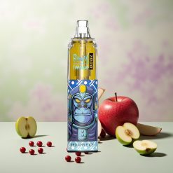 RandM Fumot Tornado 7000 Puffs レッドアップルアイス Mesh Coil