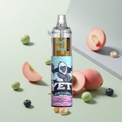 RandM Fumot Tornado 7000パフ ピーチブルーベリーキャンディ メッシュコイル