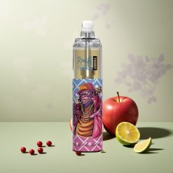 RandM Fumot Tornado 7000パフ レッドアップルレモン メッシュコイル