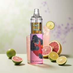 RandM Fumot Tornado 7000パフス ピンクレモネード メッシュコイル