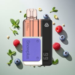 Snowplus Swift 15000パフ ブルーベリーサワーラズベリー 再利用可能バッテリー 交換可能2+10mlリフィルセット