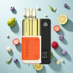 Snowplus Swift 15000パフ ブルーレモンラズ リユーザブルバッテリー 交換可能2+10mlリフィルセット デュアルメッシュ