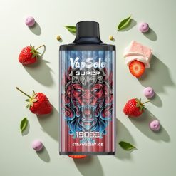 Vapsolo Super 15000パフ ストロベリーアイス