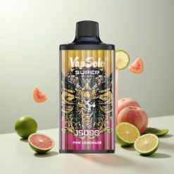 Vapsolo Super 15000パフ スーパーピンクレモネード 850mahメッシュコイル