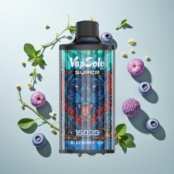 Vapsolo Super 15000パフ ブルーベリーアイス