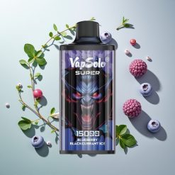 Vapsolo Super 15000パフ ブルーベリーブラックカラントアイス 850mAh